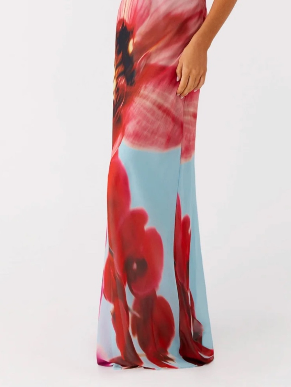 Peppermayo - Amelle Maxi Dress - Turquoise Bloom US 2